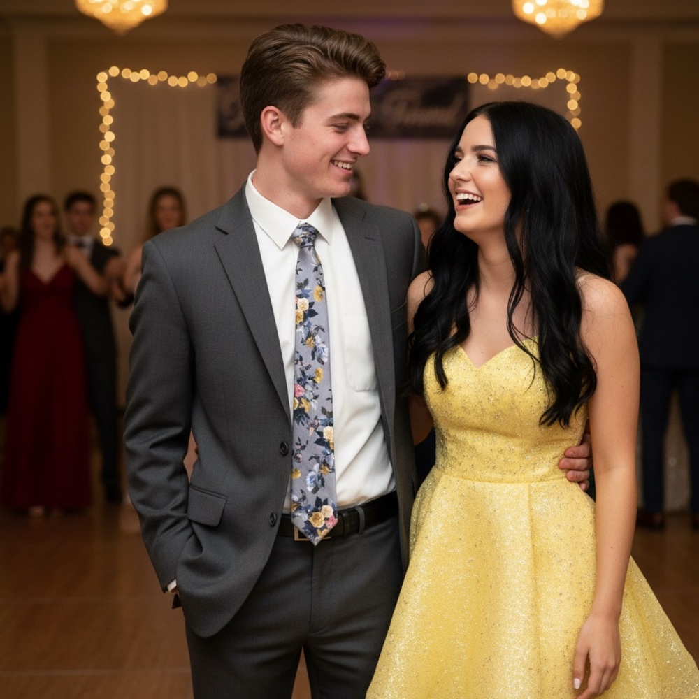 Floral Patterned Tie New!